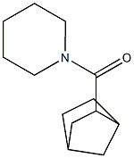 3-bicyclo[2.2.1]heptanyl(piperidin-1-yl)methanone Struktur