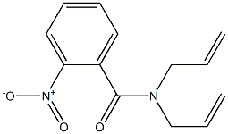 2-nitro-N,N-bis(prop-2-enyl)benzamide Struktur