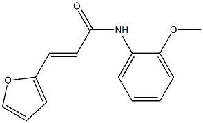 (E)-3-(furan-2-yl)-N-(2-methoxyphenyl)prop-2-enamide Struktur