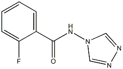 2-fluoro-N-(1,2,4-triazol-4-yl)benzamide Struktur