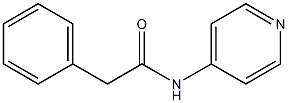 2-phenyl-N-pyridin-4-ylacetamide Struktur