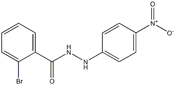 2-bromo-N'-(4-nitrophenyl)benzohydrazide Struktur