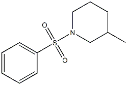 1-(benzenesulfonyl)-3-methylpiperidine Struktur