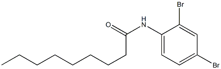 N-(2,4-dibromophenyl)nonanamide Struktur