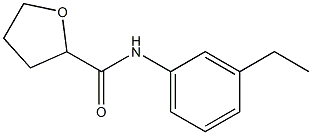 N-(3-ethylphenyl)oxolane-2-carboxamide Struktur