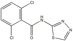 2,6-dichloro-N-(1,3,4-thiadiazol-2-yl)benzamide Struktur