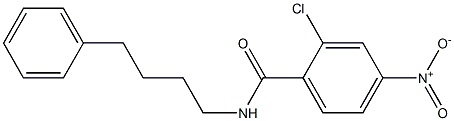 2-chloro-4-nitro-N-(4-phenylbutyl)benzamide Struktur