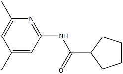 N-(4,6-dimethylpyridin-2-yl)cyclopentanecarboxamide Struktur