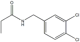 N-[(3,4-dichlorophenyl)methyl]propanamide Struktur