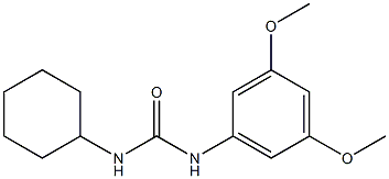 1-cyclohexyl-3-(3,5-dimethoxyphenyl)urea Struktur