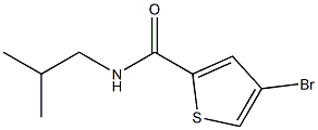 4-bromo-N-(2-methylpropyl)thiophene-2-carboxamide Struktur