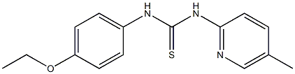 1-(4-ethoxyphenyl)-3-(5-methylpyridin-2-yl)thiourea Struktur