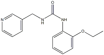 1-(2-ethoxyphenyl)-3-(pyridin-3-ylmethyl)urea Struktur