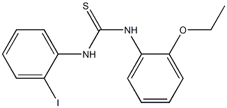 1-(2-ethoxyphenyl)-3-(2-iodophenyl)thiourea Struktur