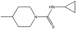 N-cyclopropyl-4-methylpiperidine-1-carbothioamide Struktur