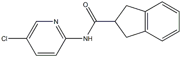 N-(5-chloropyridin-2-yl)-2,3-dihydro-1H-indene-2-carboxamide Struktur