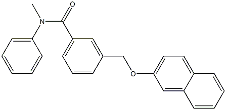 N-methyl-3-(naphthalen-2-yloxymethyl)-N-phenylbenzamide Struktur