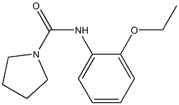 N-(2-ethoxyphenyl)pyrrolidine-1-carboxamide Struktur