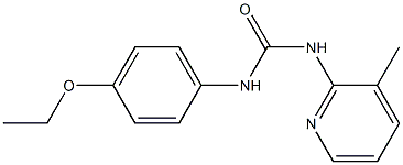 1-(4-ethoxyphenyl)-3-(3-methylpyridin-2-yl)urea Struktur