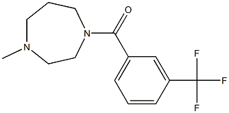 (4-methyl-1,4-diazepan-1-yl)-[3-(trifluoromethyl)phenyl]methanone Struktur