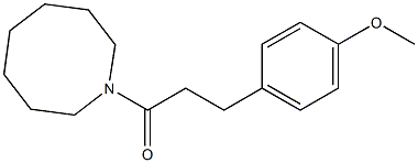 1-(azocan-1-yl)-3-(4-methoxyphenyl)propan-1-one Struktur