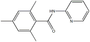 2,4,6-trimethyl-N-pyridin-2-ylbenzamide Struktur