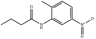 N-(2-methyl-5-nitrophenyl)butanamide Struktur