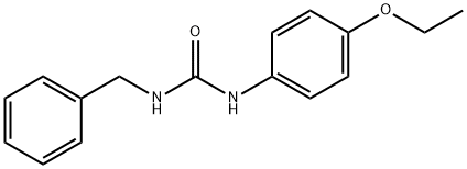 1-benzyl-3-(4-ethoxyphenyl)urea Struktur