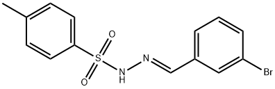 N-[(E)-(3-bromophenyl)methylideneamino]-4-methylbenzenesulfonamide Struktur