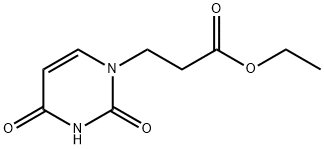 ethyl 3-(2,4-dioxopyrimidin-1-yl)propanoate Struktur