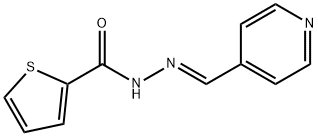 N-[(E)-pyridin-4-ylmethylideneamino]thiophene-2-carboxamide Struktur