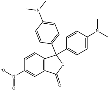 3,3-bis[4-(dimethylamino)phenyl]-6-nitro-2-benzofuran-1-one