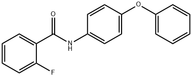 2-fluoro-N-(4-phenoxyphenyl)benzamide Struktur