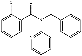 N-benzyl-2-chloro-N-pyridin-2-ylbenzamide Struktur