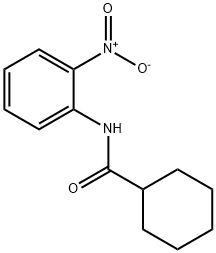 N-(2-nitrophenyl)cyclohexanecarboxamide Struktur