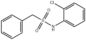 N-(2-chlorophenyl)-1-phenylmethanesulfonamide Struktur