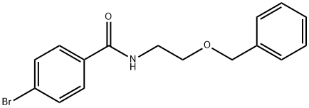 4-bromo-N-(2-phenylmethoxyethyl)benzamide Struktur