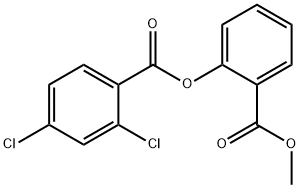 (2-methoxycarbonylphenyl) 2,4-dichlorobenzoate Struktur