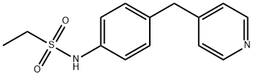 N-[4-(pyridin-4-ylmethyl)phenyl]ethanesulfonamide Struktur