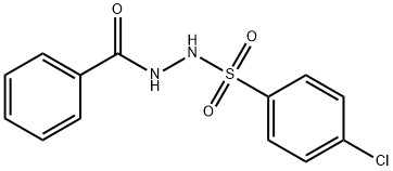 N'-(4-chlorophenyl)sulfonylbenzohydrazide Struktur