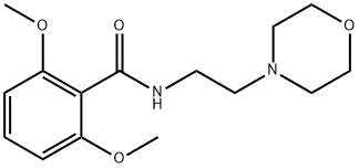 2,6-dimethoxy-N-(2-morpholin-4-ylethyl)benzamide Struktur