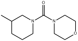 (3-methylpiperidin-1-yl)-morpholin-4-ylmethanone Struktur