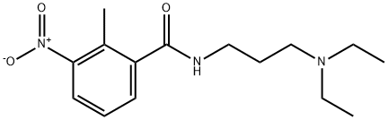 N-[3-(diethylamino)propyl]-2-methyl-3-nitrobenzamide Struktur