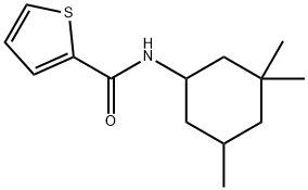 N-(3,3,5-trimethylcyclohexyl)thiophene-2-carboxamide Struktur