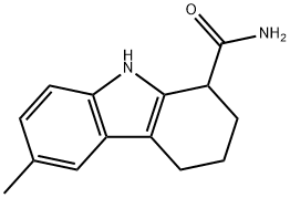 6-methyl-2,3,4,9-tetrahydro-1H-carbazole-1-carboxamide Struktur