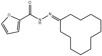 N-(cyclododecylideneamino)furan-2-carboxamide Struktur