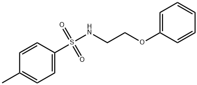 4-methyl-N-(2-phenoxyethyl)benzenesulfonamide Struktur