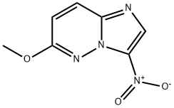 6-Methoxy-3-nitro-imidazo[1,2-b]pyridazine Struktur