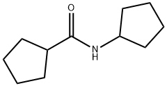 N-cyclopentylcyclopentanecarboxamide Struktur