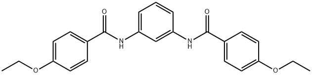 4-ethoxy-N-[3-[(4-ethoxybenzoyl)amino]phenyl]benzamide Struktur